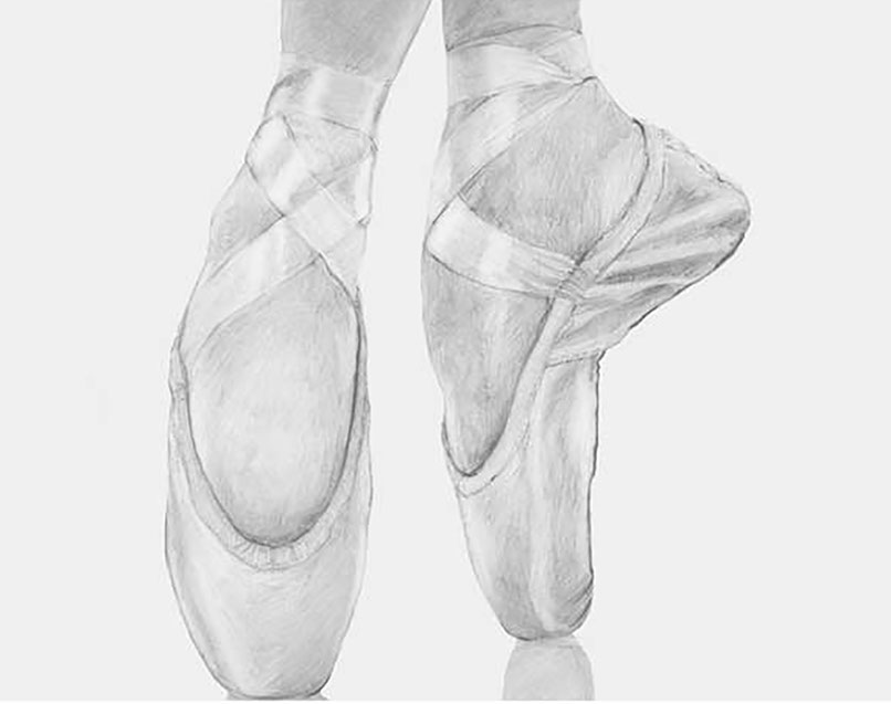dancers' pointes